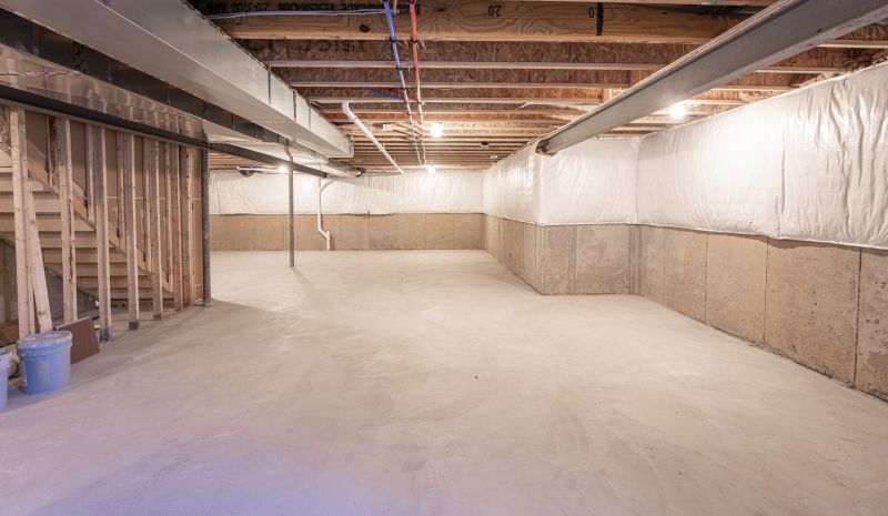 Basement Concrete Resurfacing in West Des Moines, IA