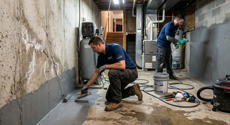Basement Concrete Sealing in Columbus, OH