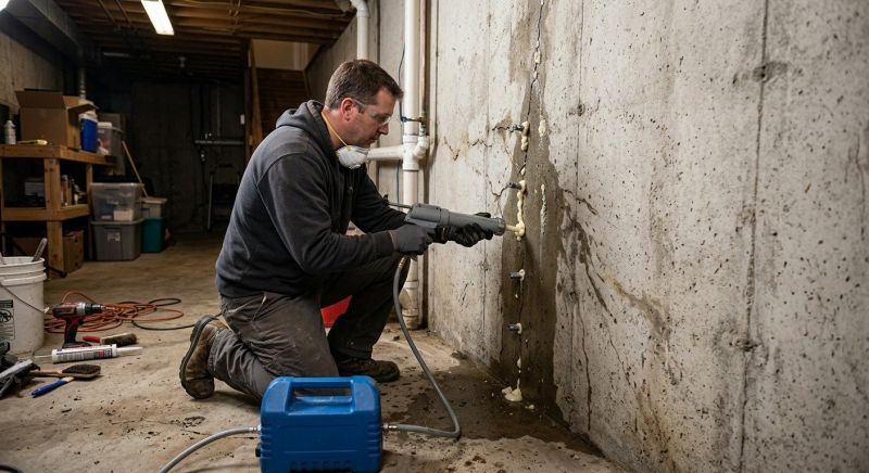 Basement Crack Repair in Columbus, OH