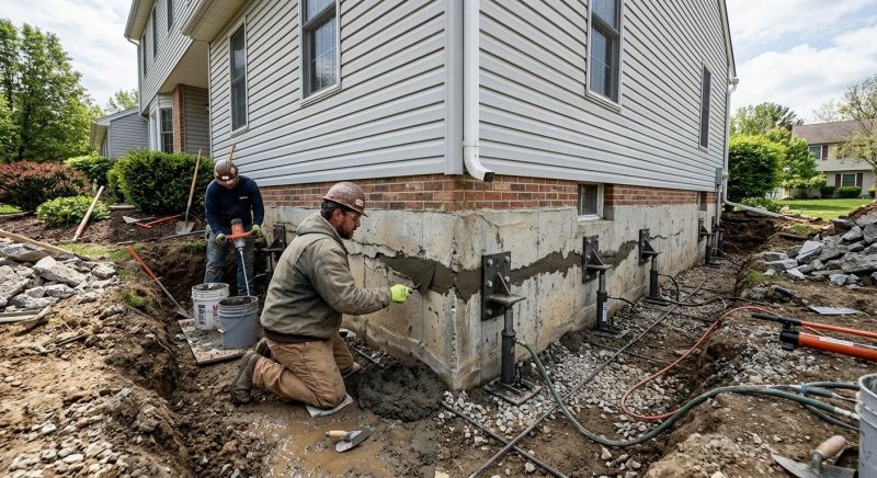 Basement Foundation Repair in Columbus, OH