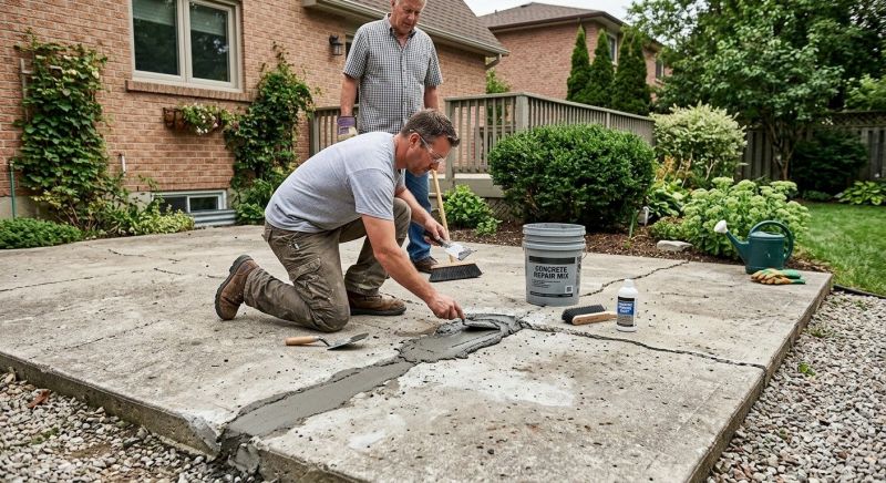 Cement Patio Repair in Corpus Christi, TX