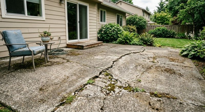 Cement Patio Repair in Des Moines, IA