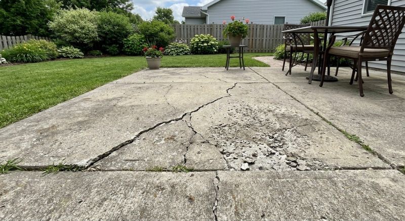 Cement Patio Repair in Des Moines, IA