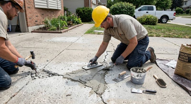 Cement Repair in West Des Moines, IA