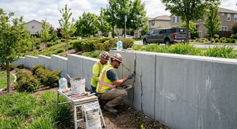 Cement Wall Repair Service in Corpus Christi, TX