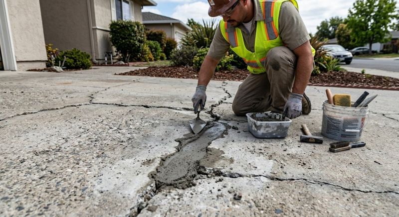 Chipped Concrete Repair in Miami Dade County, FL