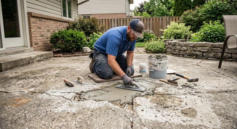 Concrete Apron Repair in West Des Moines, IA