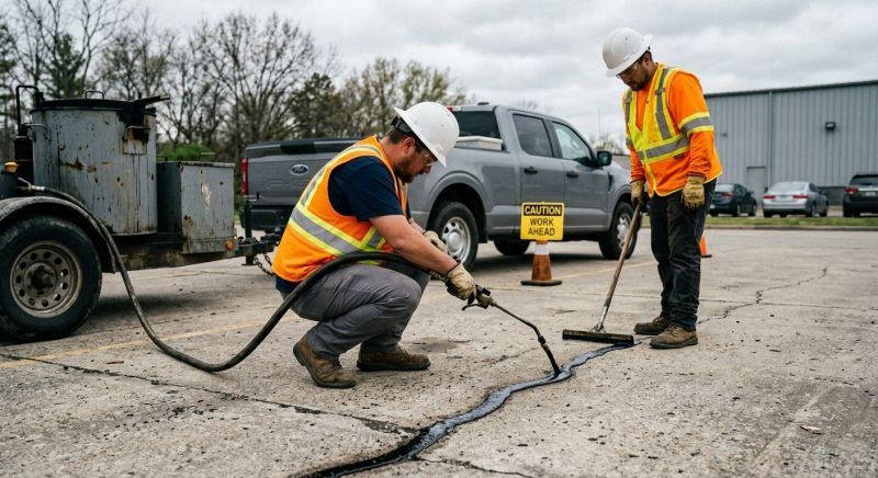 Concrete Crack Sealing in Corpus Christi, TX
