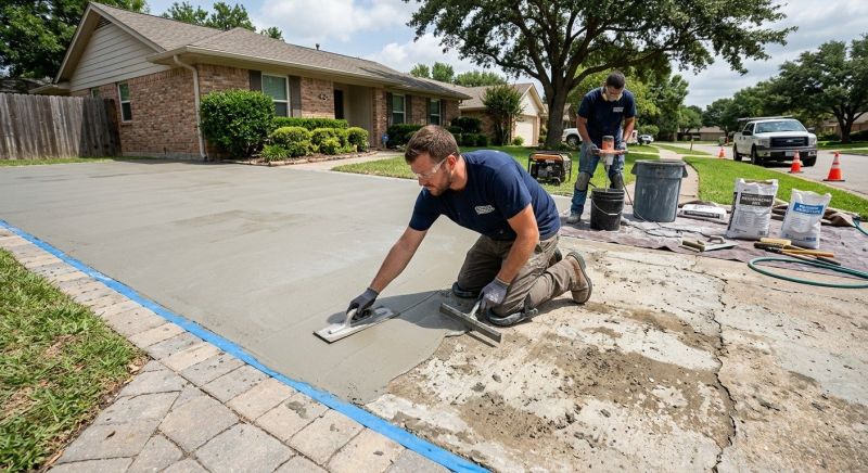 Concrete Driveway Resurfacing in Des Moines, IA