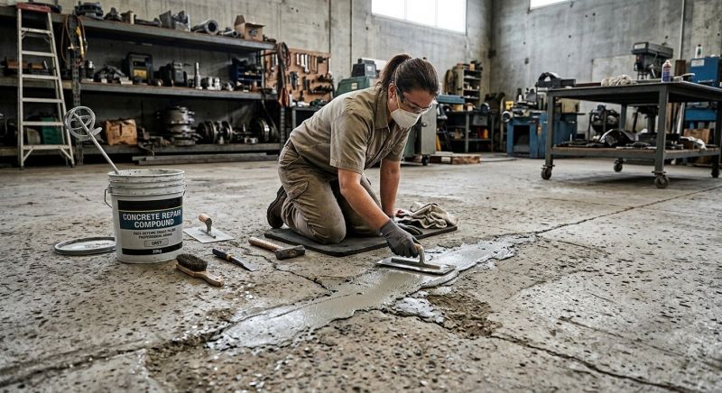 Concrete Floor Repair in West Des Moines, IA
