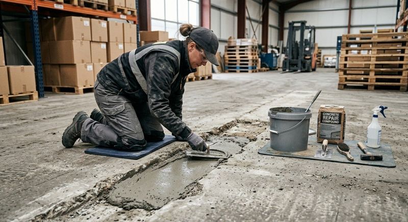 Concrete Floor Repair in Corpus Christi, TX