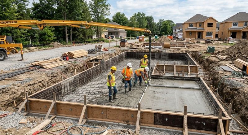 Concrete Foundation Pouring in Columbus, OH