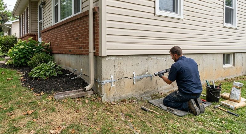 Cracked Foundation Repair in Tampa, FL