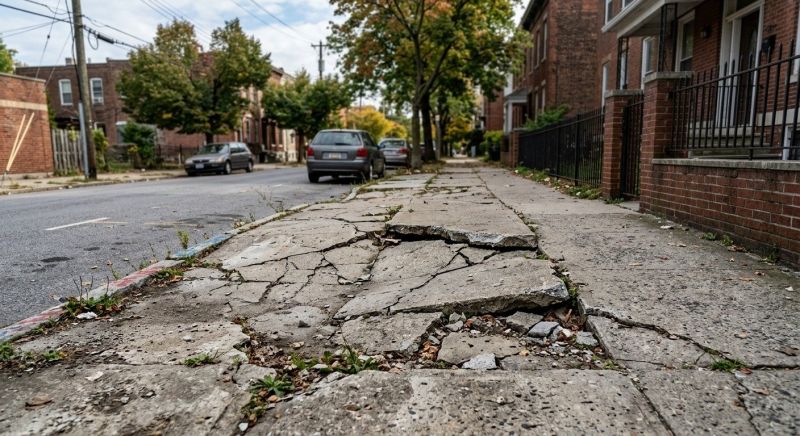 Cracked Sidewalk Repair in Miami Dade County, FL