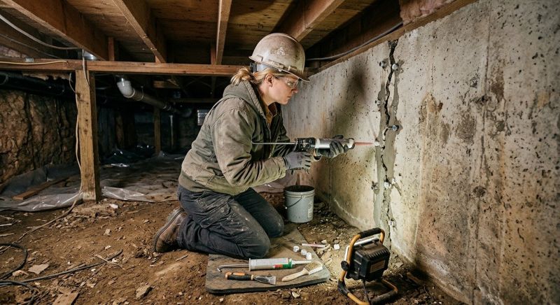 Crawlspace Foundation Repair in Tampa, FL