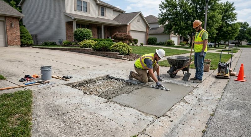 Driveway Curb Repair in West Des Moines, IA