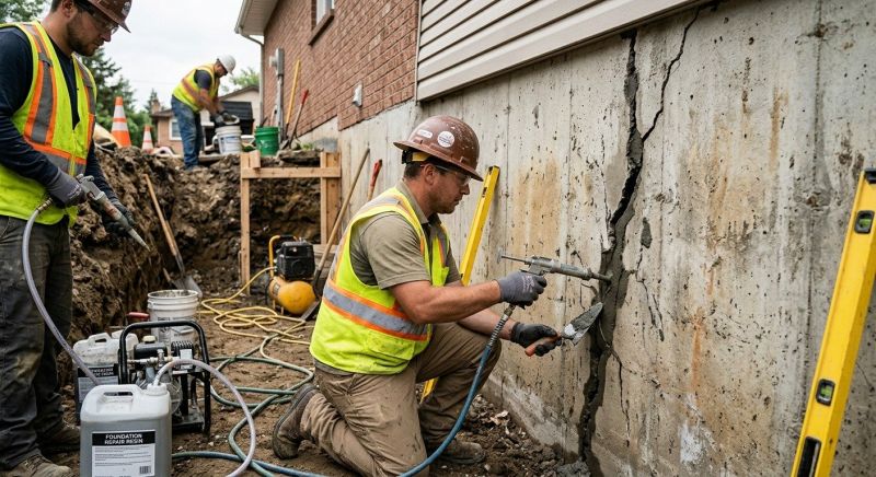 Foundation Cracks Repair in Columbus, OH