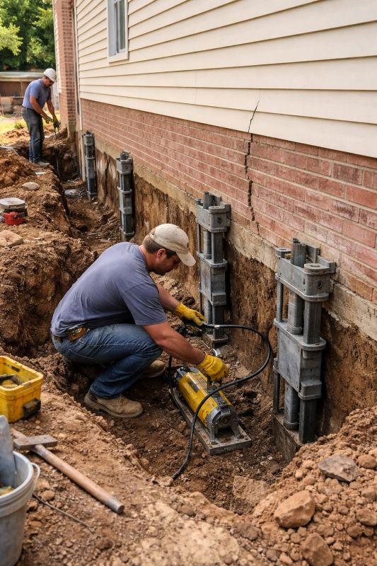Foundation Pier Repair in Columbus, OH