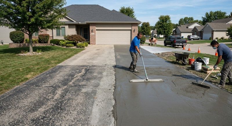 Garage Concrete Resurfacing in Des Moines, IA