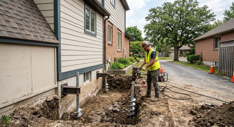 Helical Piers Installation in Tampa, FL