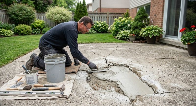Patio Slab Repair in Corpus Christi, TX