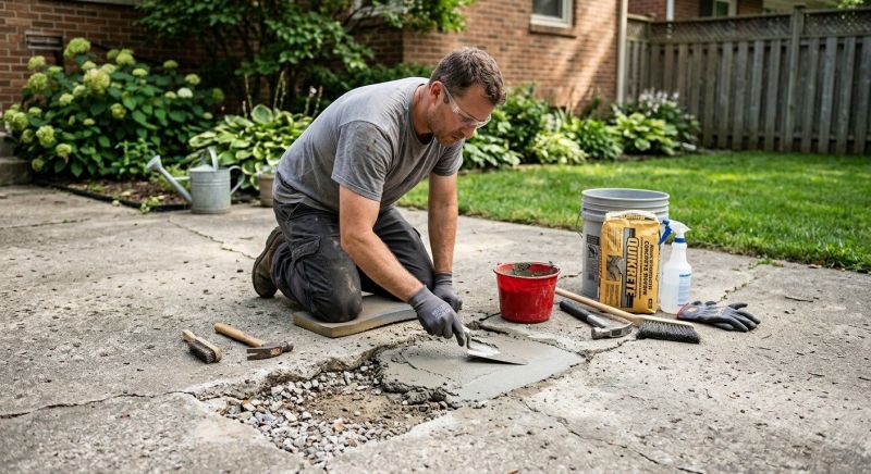 Patio Slab Repair in Corpus Christi, TX