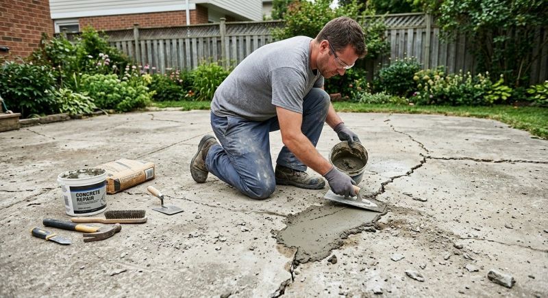 Patio Slab Repair in Des Moines, IA