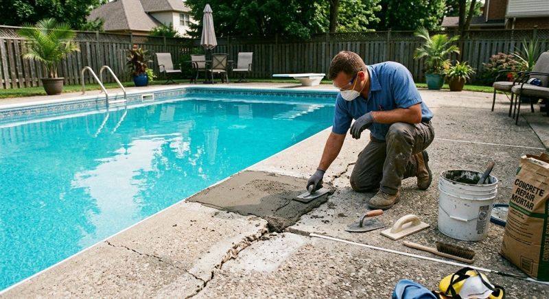 Pool Deck Repair in Albany, NY