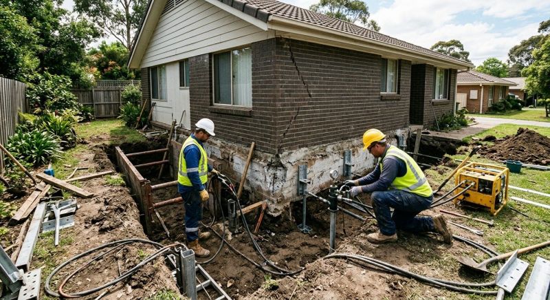 Sinking Foundation Repair in Tampa, FL