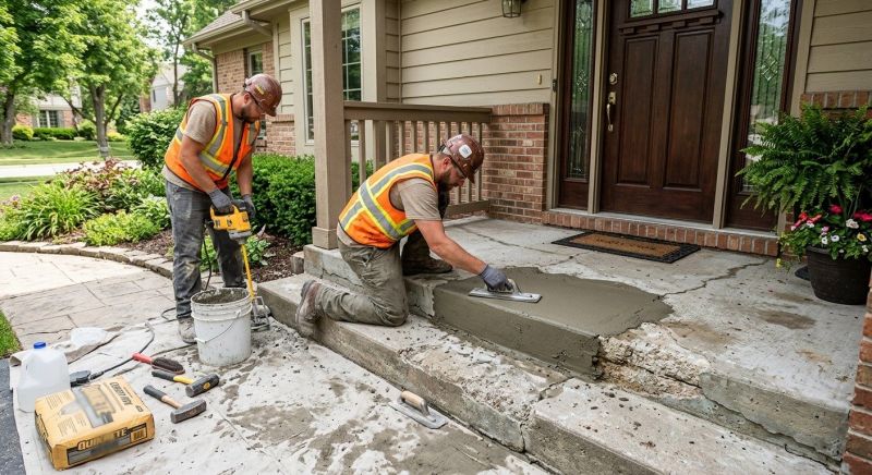 Walkway Repair in West Des Moines, IA