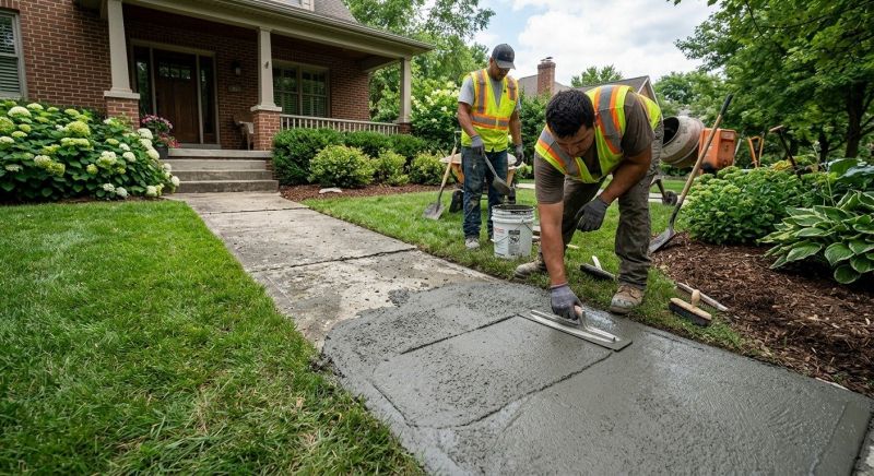 Walkway Resurfacing in West Des Moines, IA
